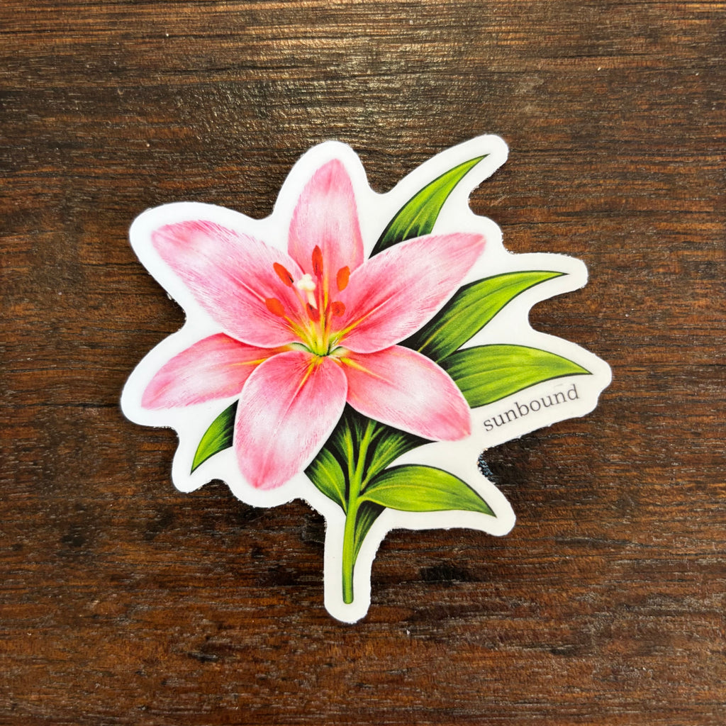 Lily Flower Sticker