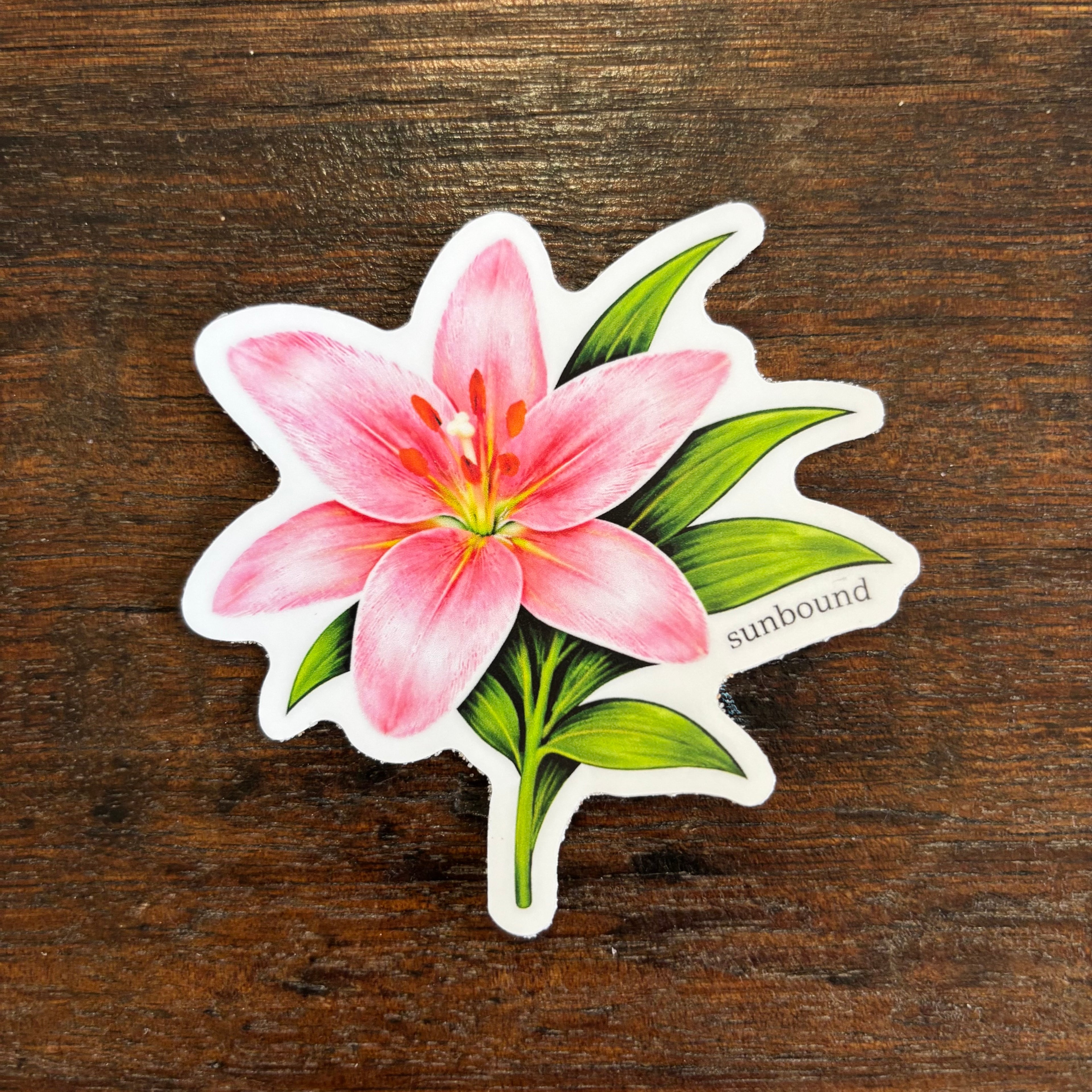 Lily Flower Sticker