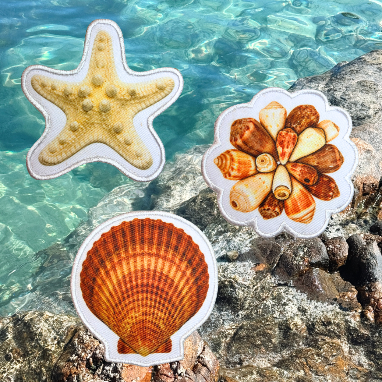 Imperfect - Seashells & Starfish Patches