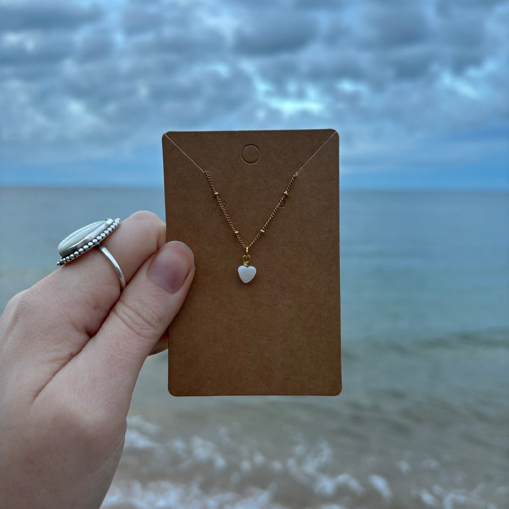 Pearl Heart Necklace