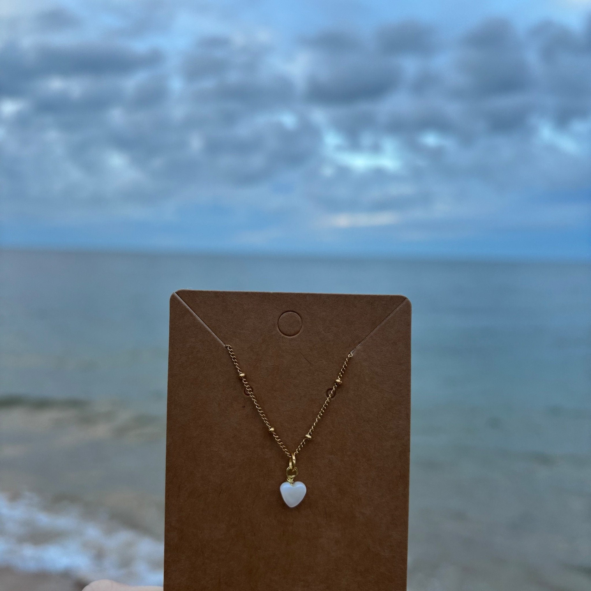 Pearl Heart Necklace