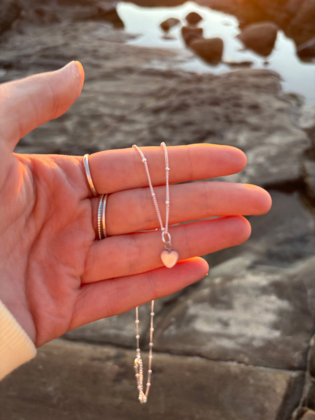 Pearl Heart Necklace