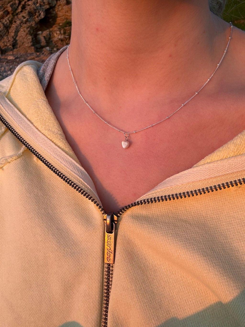 Pearl Heart Necklace