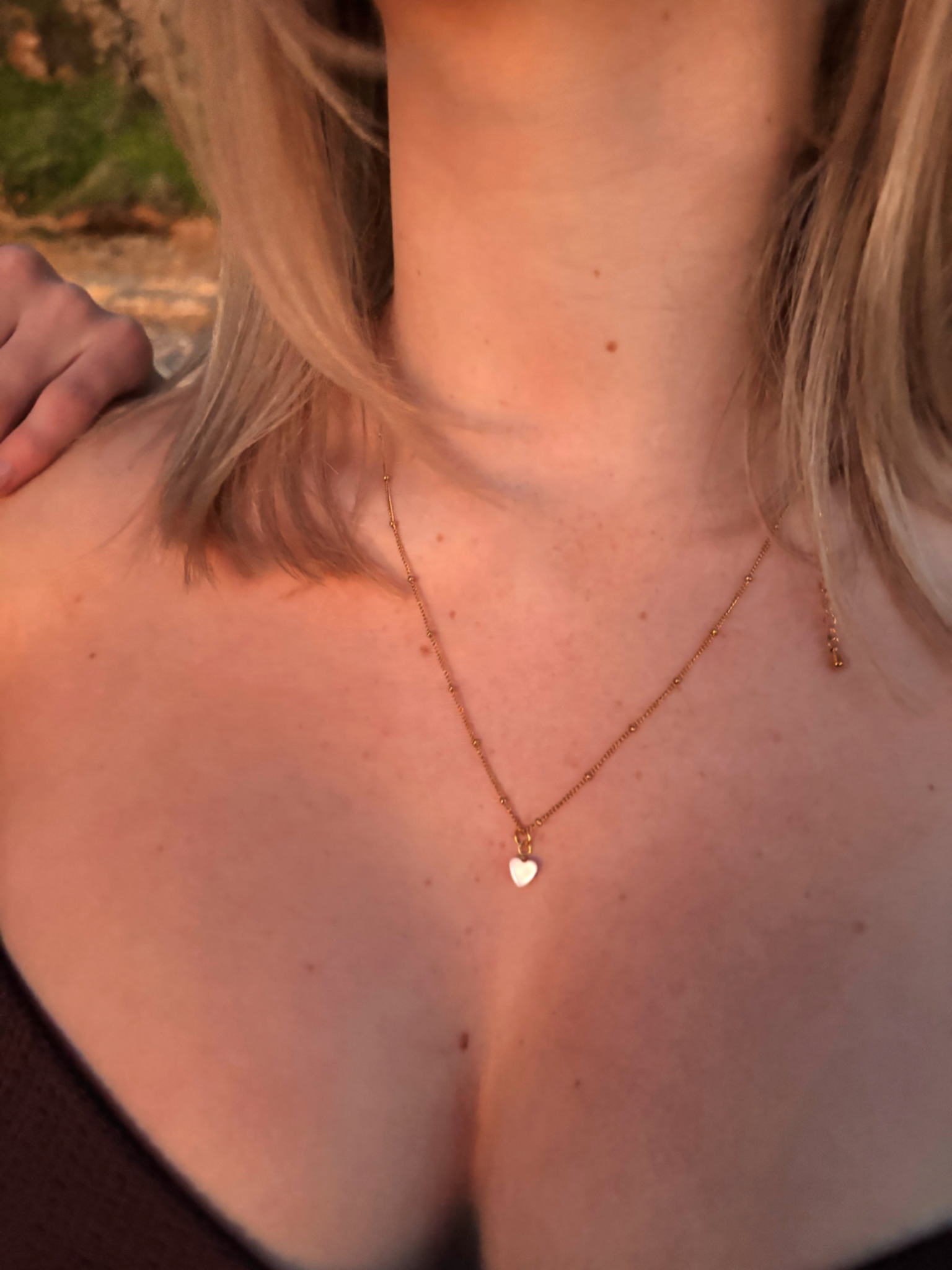Pearl Heart Necklace